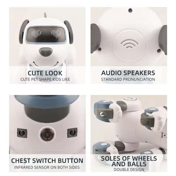 Intelligent Remote Control Robot Dog Electronic Stunt Voice Command Programmable Touch-sense Music Song Children’s Toys for Boys - Image 5