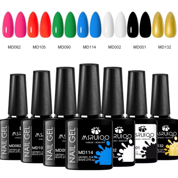 7pc Nail Gel Polish Set DIY Nail Art Design All For Decoration Soak Off UV Gel Long Lasting Manicure Painting Gel Vernis Kits - Image 6