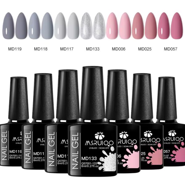 7pc Nail Gel Polish Set DIY Nail Art Design All For Decoration Soak Off UV Gel Long Lasting Manicure Painting Gel Vernis Kits - Image 4