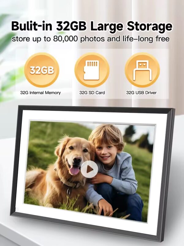 Frameo 10.1 Inch WiFi Digital Picture Frame - Image 4