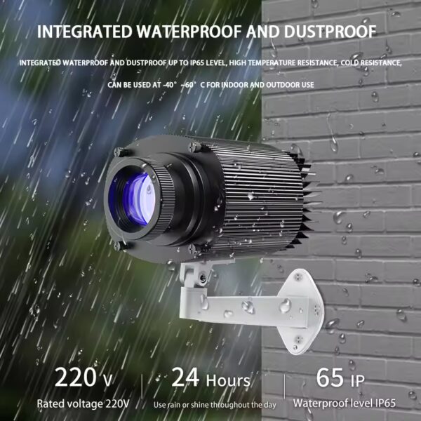 Waterproof Outdoor Gobo Projection Lamp Customized Advertising Image Led Door Head Static Logo Projector - Image 2