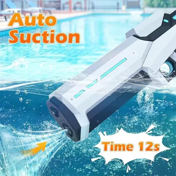 Electric Water Guns For Adults Powerful Squirt Automatic Water Suction Water Blasters Summer Outdoor Beach Toy For boys Kid Gift - Image 5