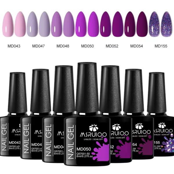 7pc Nail Gel Polish Set DIY Nail Art Design All For Decoration Soak Off UV Gel Long Lasting Manicure Painting Gel Vernis Kits - Image 7