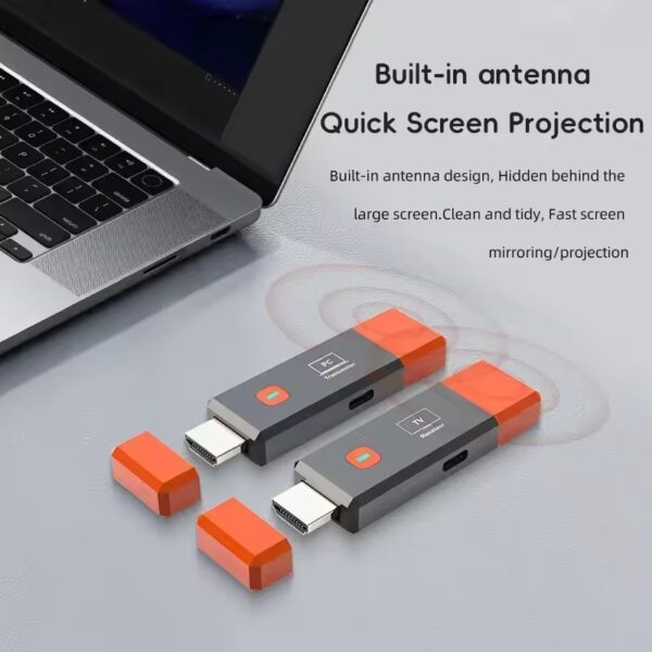 Wireless HDMI Video Transmitter and Receiver Extender kit TV Stick Dongle Adapter For PC Camera Laptop To Projector Monitor TV - Image 5