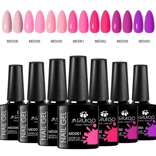 7pc Nail Gel Polish Set DIY Nail Art Design All For Decoration Soak Off UV Gel Long Lasting Manicure Painting Gel Vernis Kits - Image 8
