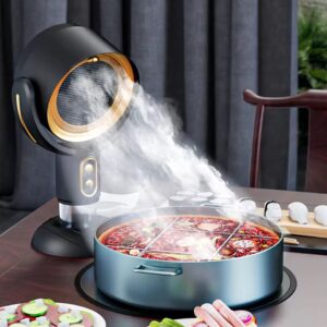 Deodorization For Fresh Spaces And Water Vapor Exhaust Fan Retractable Black (USB version)