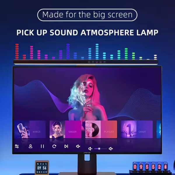 60cm Computer Monitor Light Bar RGB Screen Hanging Lights USB Desk Lighting Lamp Stepless Dimming for Study Esports Gaming - Image 2