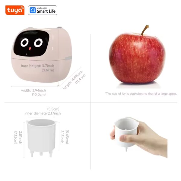 Tuya Ivy Smart Planter,Endless Fun Over 49 Rich Expressions 7 smart sensors,AI Chips Make Raising Plants Easy and Fun - Image 6