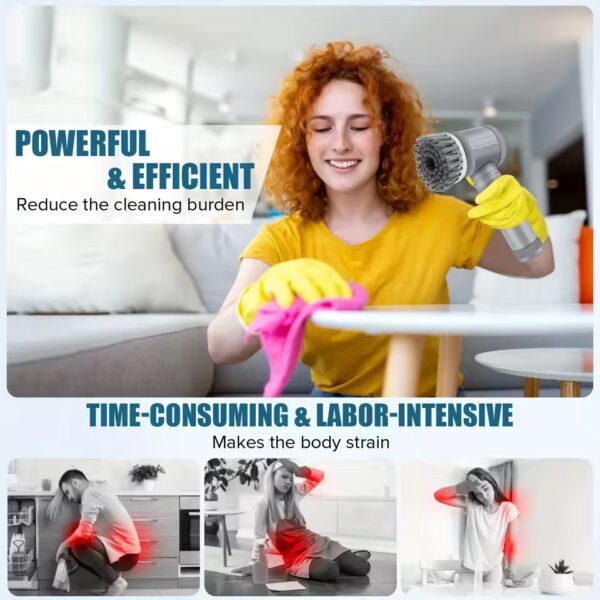 Electric Spin Scrubber Cordless Spin Scrubber - Image 2