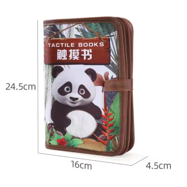 Touch The Book Puzzle Felt Book Cows Farm 3D Montessori Felt Cloth Book Cartoon Animal Learning Education Cognitive Picture Book - Image 3