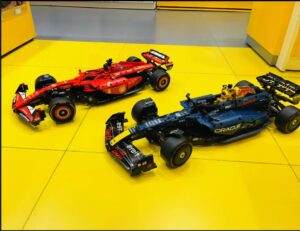 2025 New Technical 42206 42207 Red Blue Sport Racing Car Building Blocks City Super Car Bricks Toys For Boys Holiday Gifts
