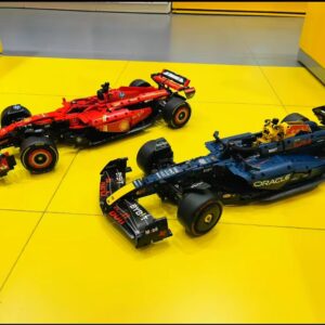 2025 New Technical 42206 42207 Red Blue Sport Racing Car Building Blocks City Super Car Bricks Toys For Boys Holiday Gifts