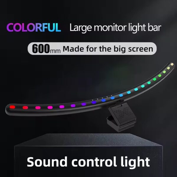 60cm Computer Monitor Light Bar RGB Screen Hanging Lights USB Desk Lighting Lamp Stepless Dimming for Study Esports Gaming - Image 3