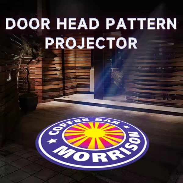 Waterproof Outdoor Gobo Projection Lamp Customized Advertising Image Led Door Head Static Logo Projector